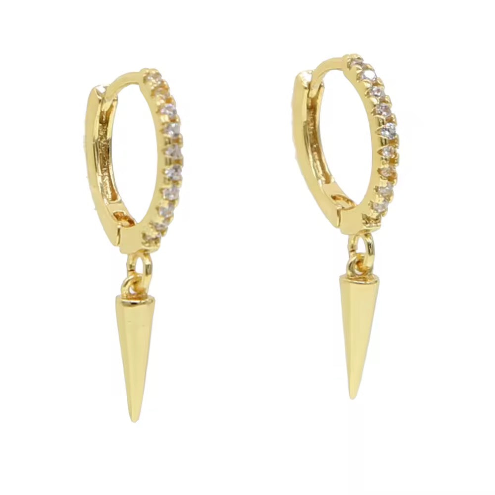 Long Spike Earrings