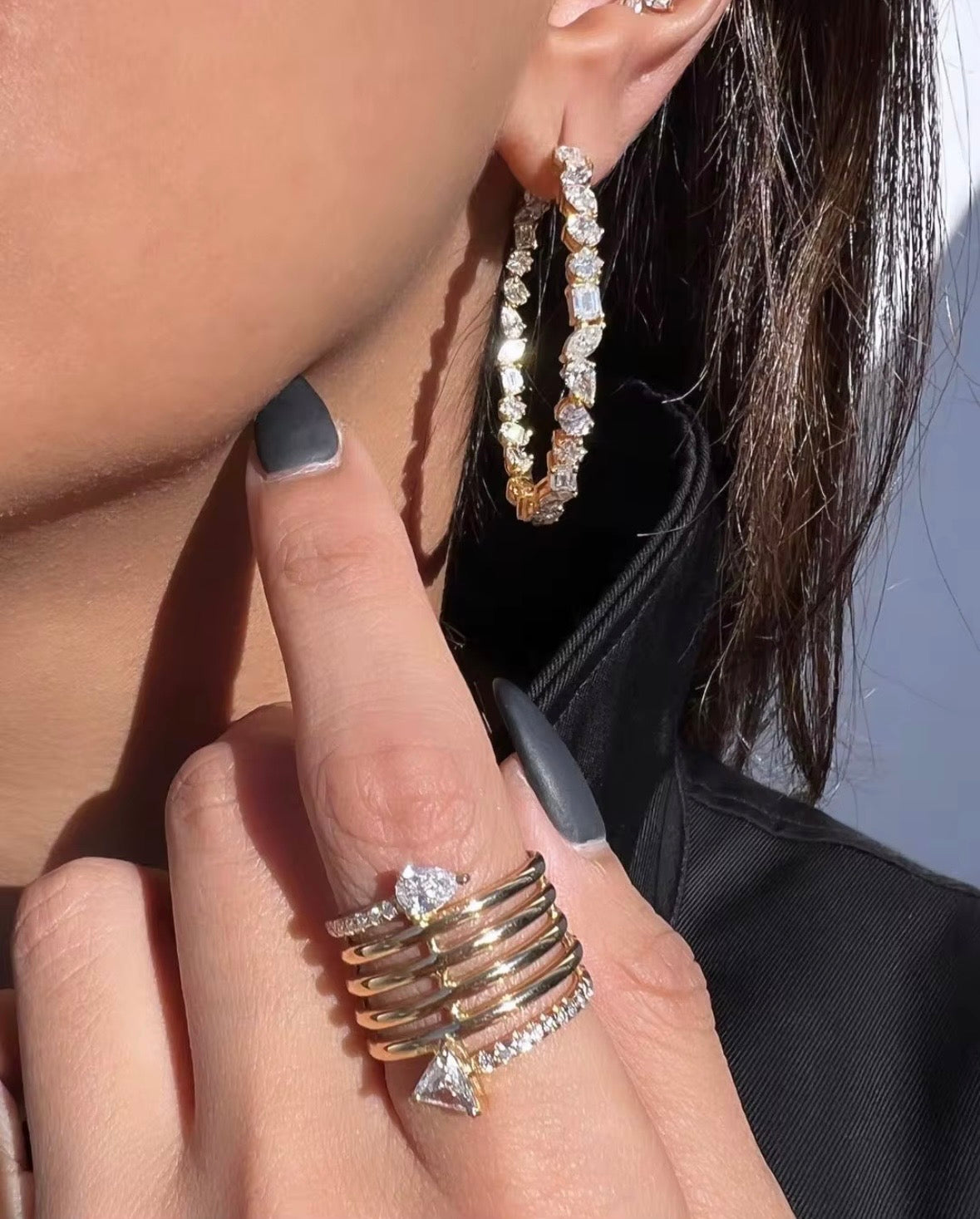 Zirconia Hoops