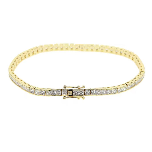 Tennis Square Bracelet