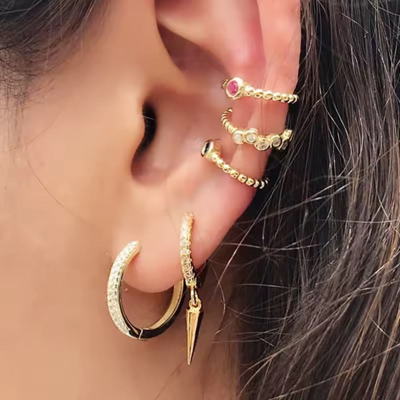 Long Spike Earrings