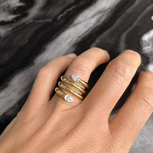 Spiral Snake Ring