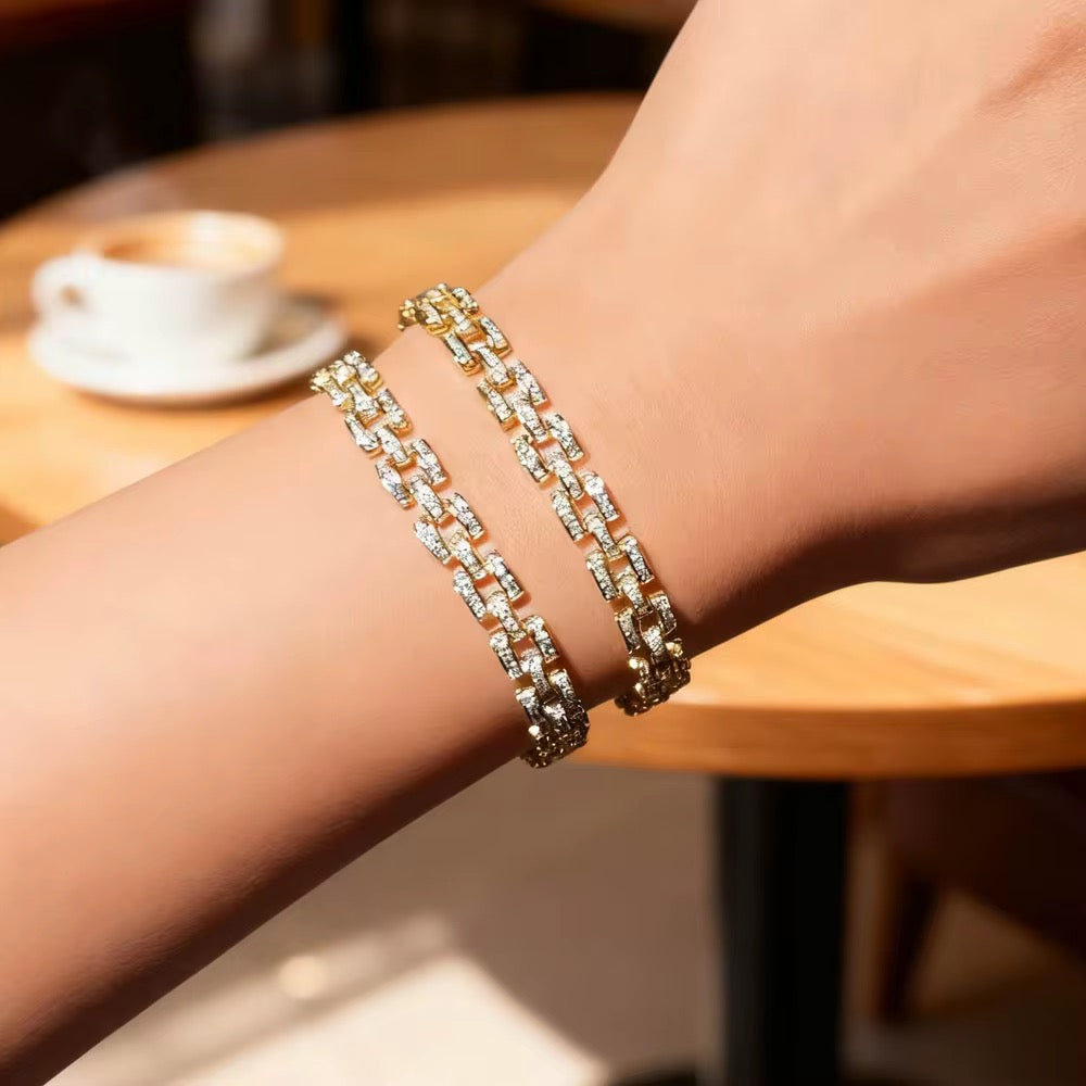 Square Gem Bracelet