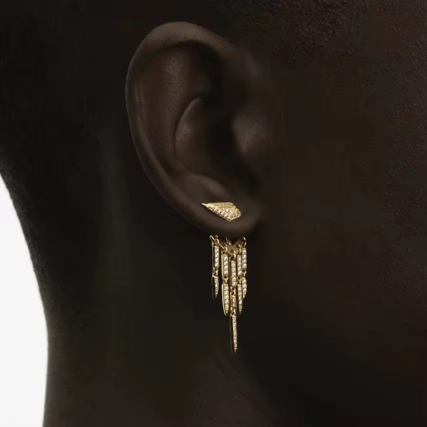 Aurora Spike Chandelier Earrings