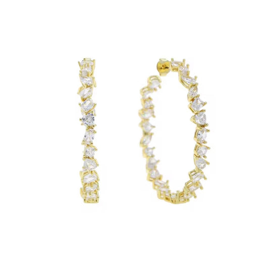 Zirconia Hoops